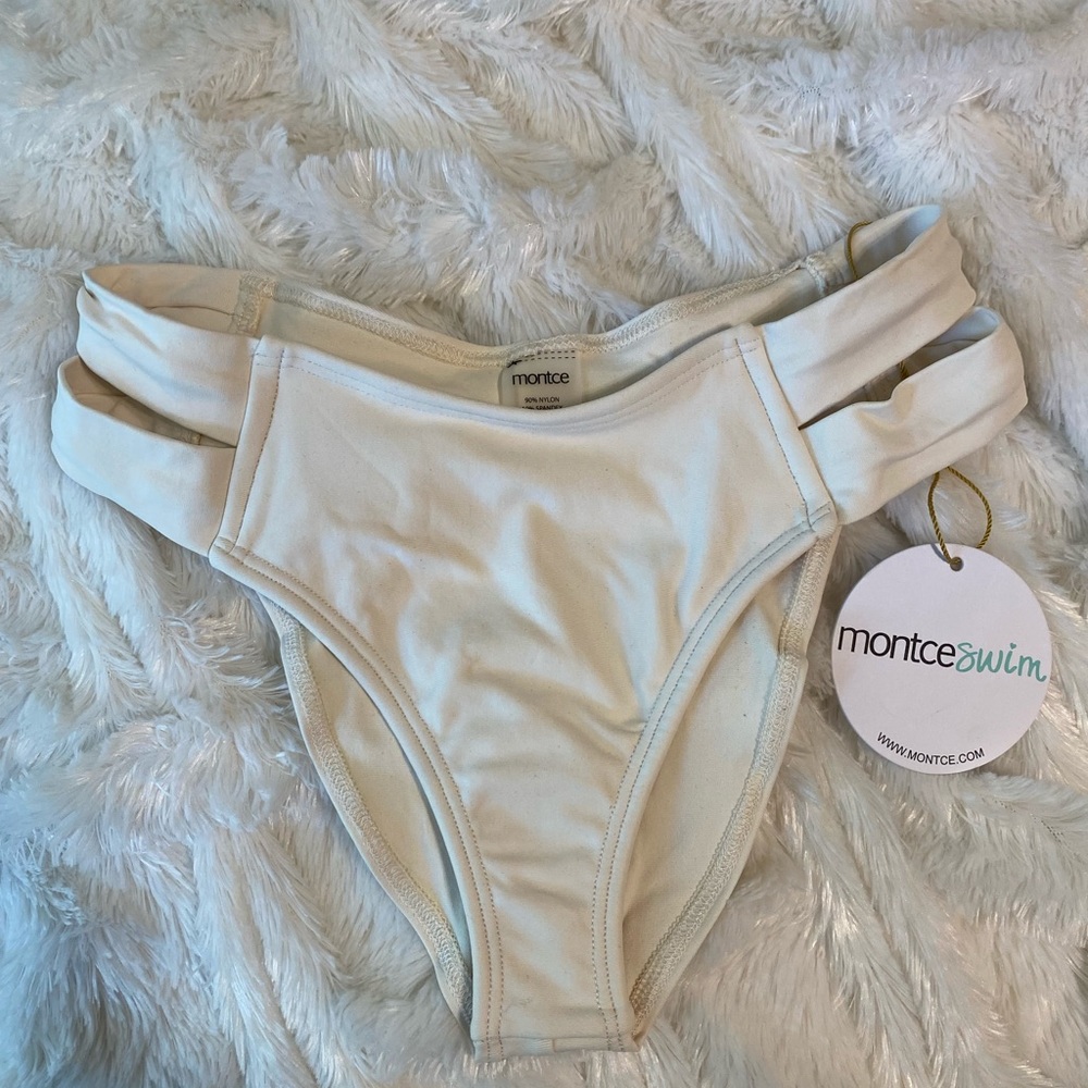Montce Swim vanilla bikini bottom